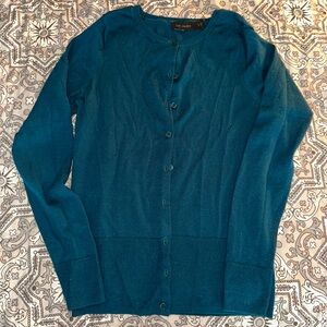 The Limited Teal Cardigan Sweater